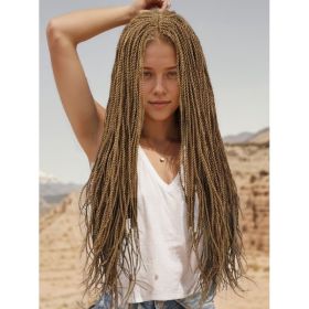 Braid Wig - 28 Inches Synthetic Hand Braided Wig For Black Women  Only Supports Self-pickup. (Option: 53927B)