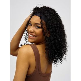 Self-pickup Especially Yours Curly Headband Wig Shoulder-Length Layers Of Natural Spiral Curls With Full, Bouncy Volume, Comfy Stretch Band Runwa (Option: 1A)