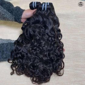 Single Donor Raw Indian Unprocessed Hair Vendors (Option: Water Wave-22Inches)
