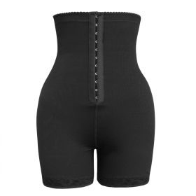 Women Postpartum Girdles Tummy Control Knickers Slimming Panties High Waist Body Shaper Butt Lifter Briefs Shapewear (Color: Black, size: 2XL)