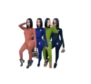Two Pieces Set Sexy Outfits Long Sleeve & Long Pants Pullover Tracksuit With Pockets (Color: Green, size: XXLarge)